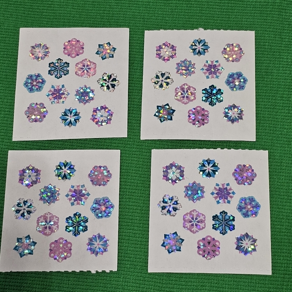 SL 13:  Sandylion Sticker Lot - 14 Modules - All Snowflakes - Picture 4 of 6